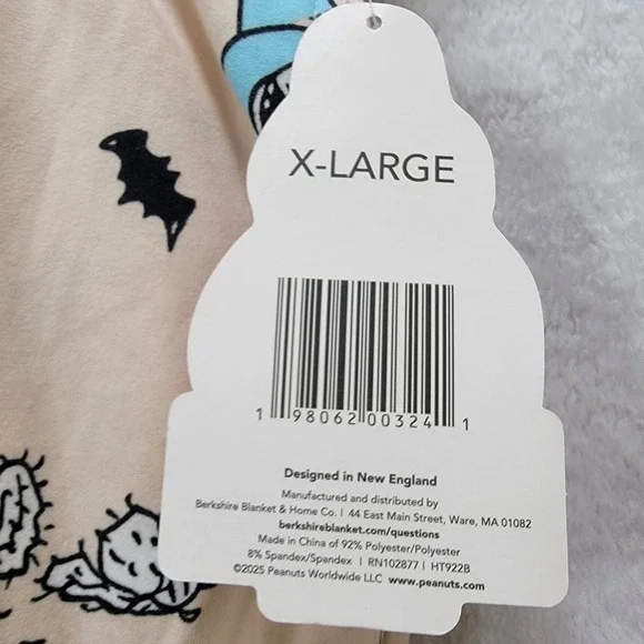 Peanuts Berkshire Snoopy Unisex Lounge Pants XL Rodeo Western Cowboy Halloween - Picture 3 of 10